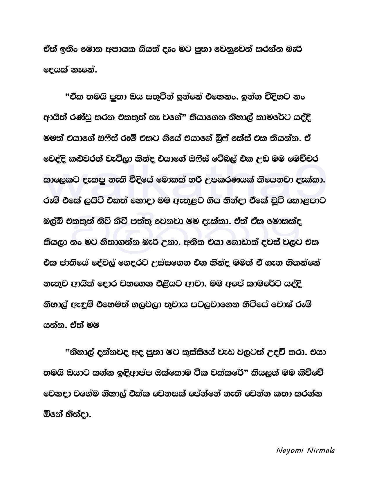 Ape+Kathawa+11 page 019 walkatha5 Official Sinhala Wal Katha සිංහල වල් කතා
