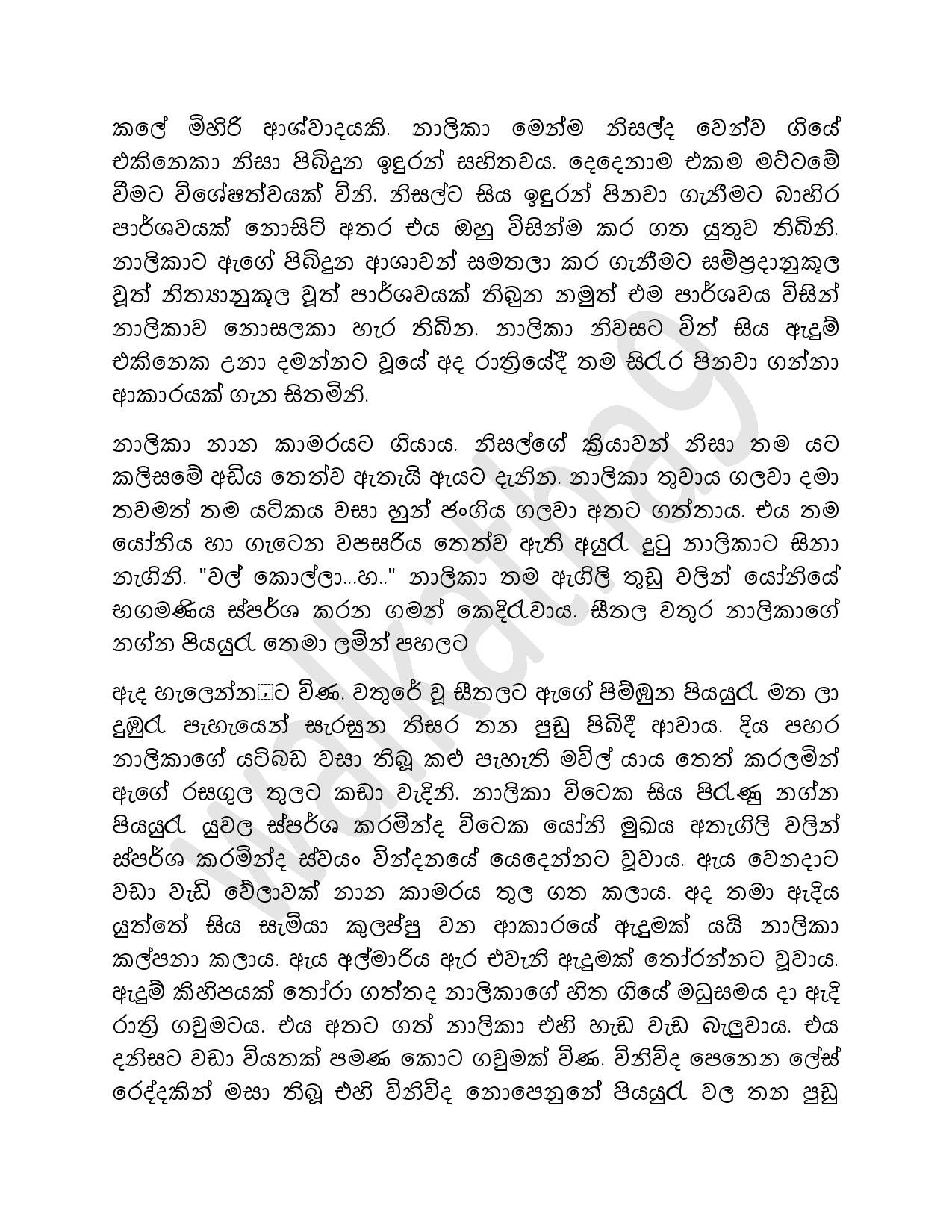 Asammathaya+01 page 005 walkatha5 Official Sinhala Wal Katha සිංහල වල් කතා
