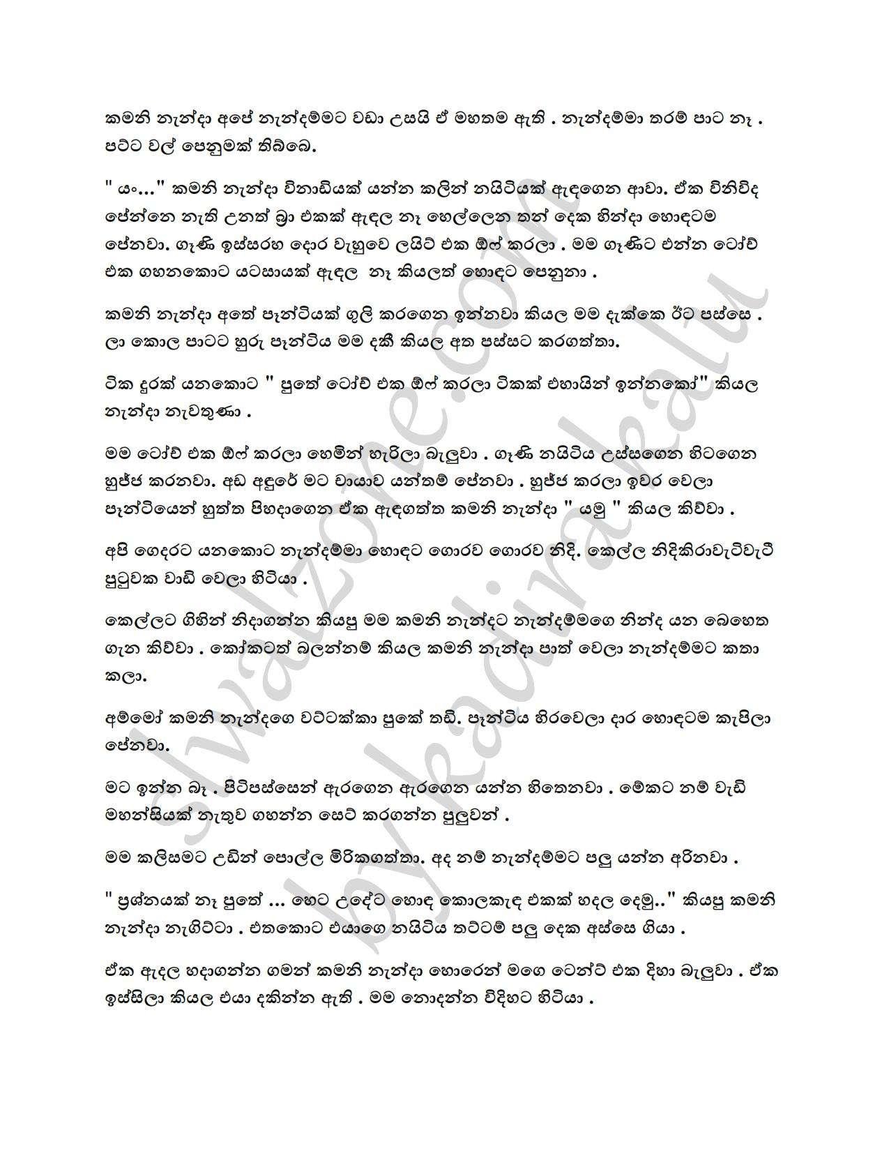 Binna+Basima+07 page 005 walkatha5 Official Sinhala Wal Katha සිංහල වල් කතා