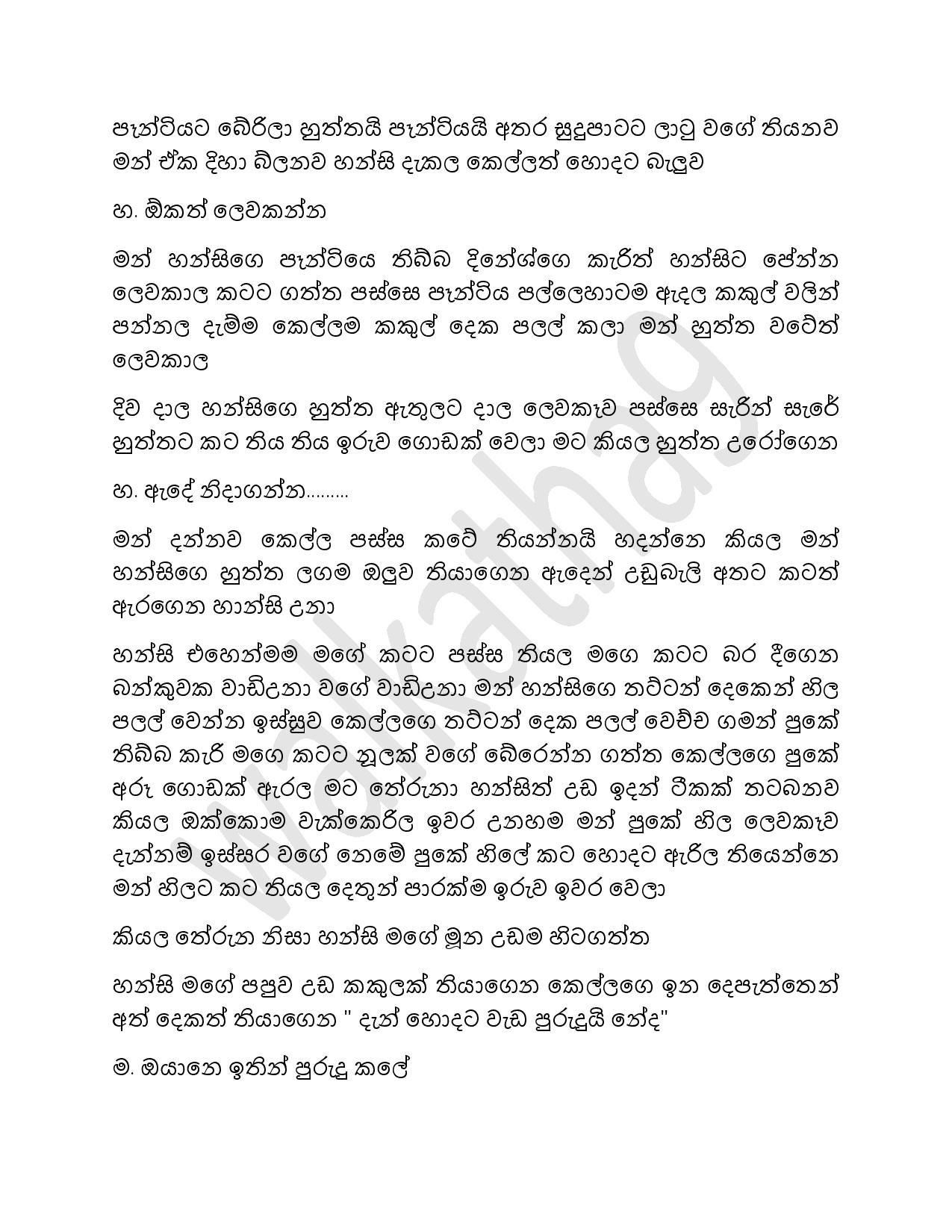 Hansi+Madam+06 page 014 walkatha5 Official Sinhala Wal Katha සිංහල වල් කතා