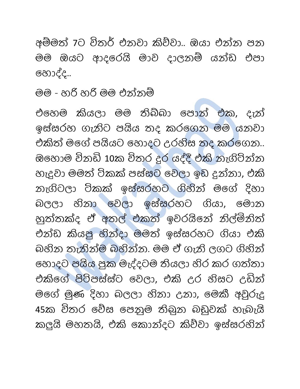 Mage+Wesa+Gani+08 page 005 walkatha5 Official Sinhala Wal Katha සිංහල වල් කතා