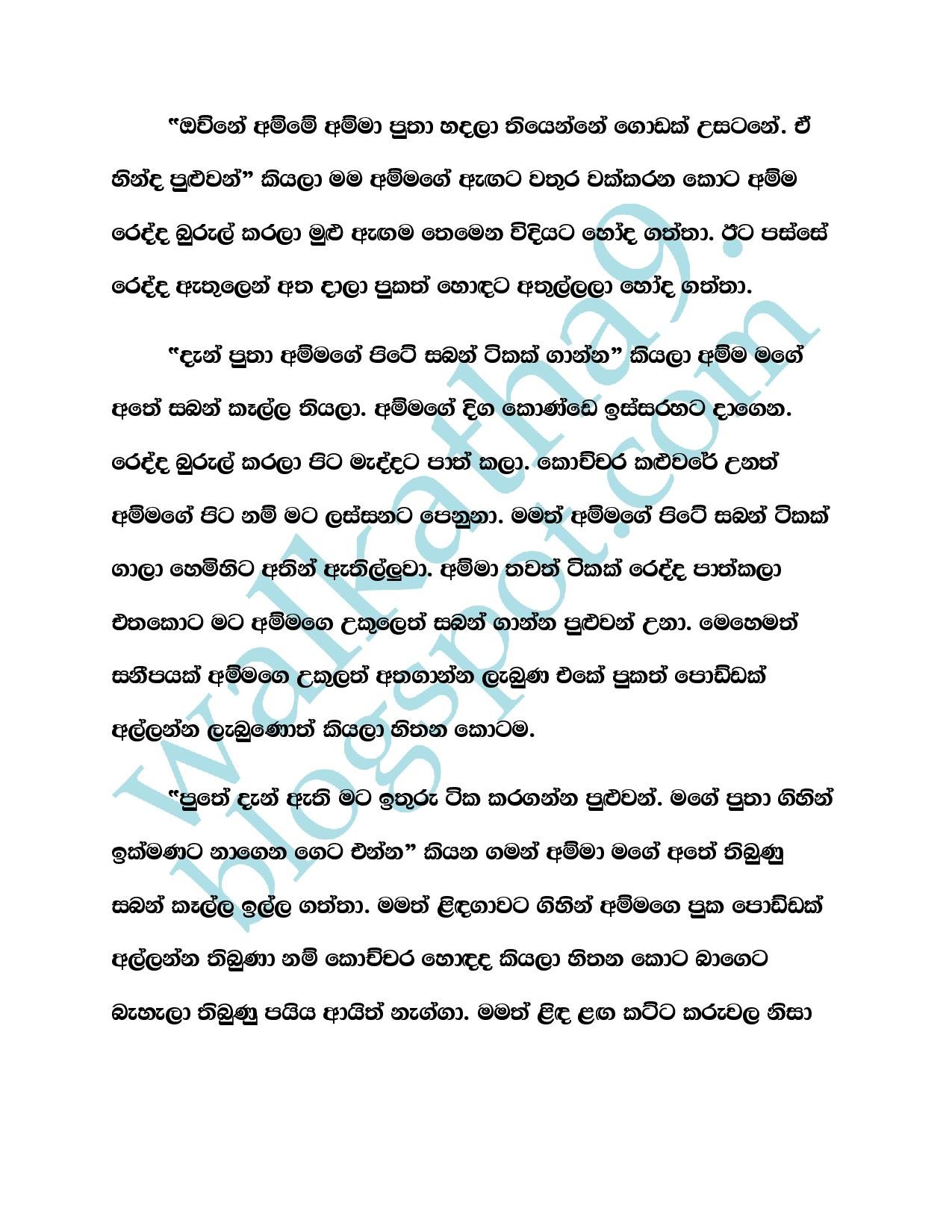 Mathru+Premaya+05 page 022 walkatha5 Official Sinhala Wal Katha සිංහල වල් කතා