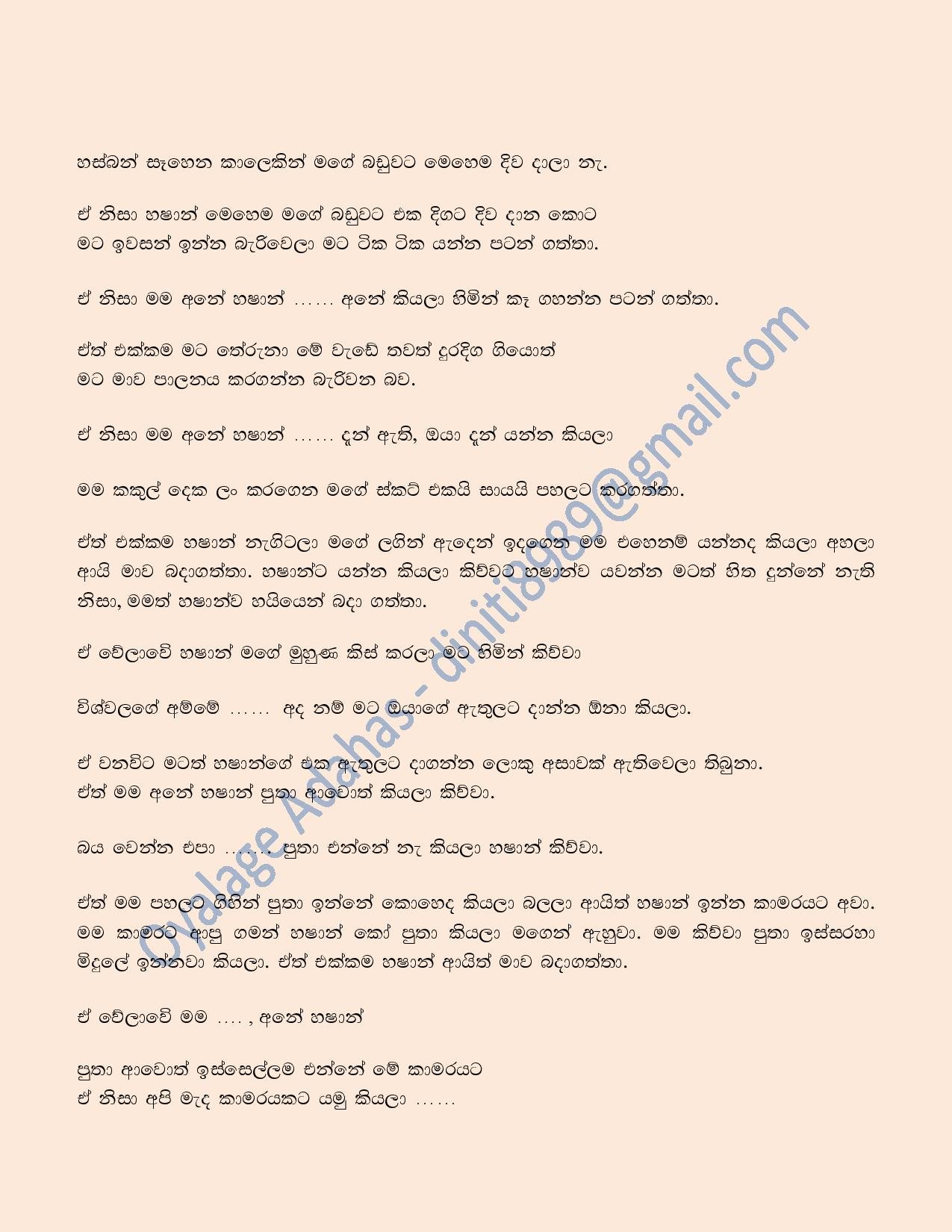Puthage+Sir+Ekka+Mama+02 page 003 walkatha5 Official Sinhala Wal Katha සිංහල වල් කතා