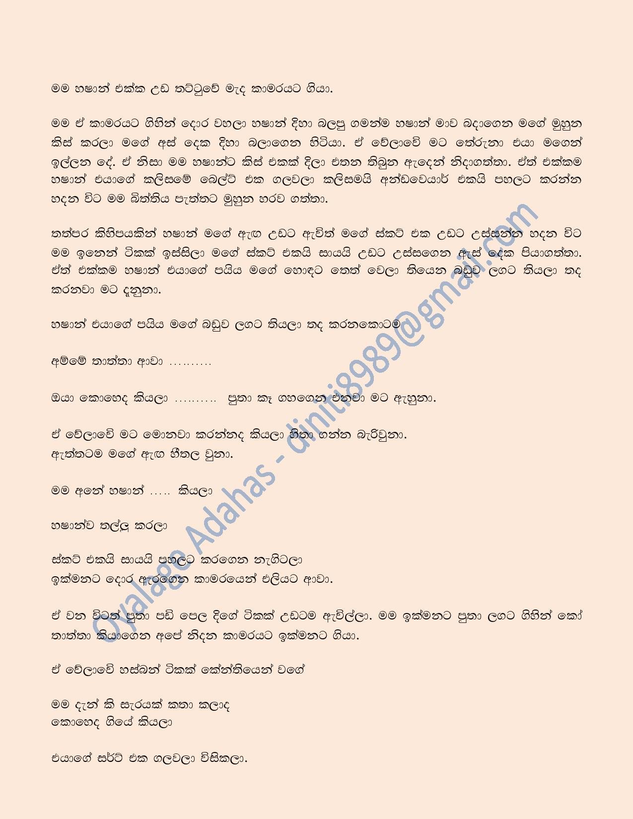 Puthage+Sir+Ekka+Mama+02 page 004 walkatha5 Official Sinhala Wal Katha සිංහල වල් කතා