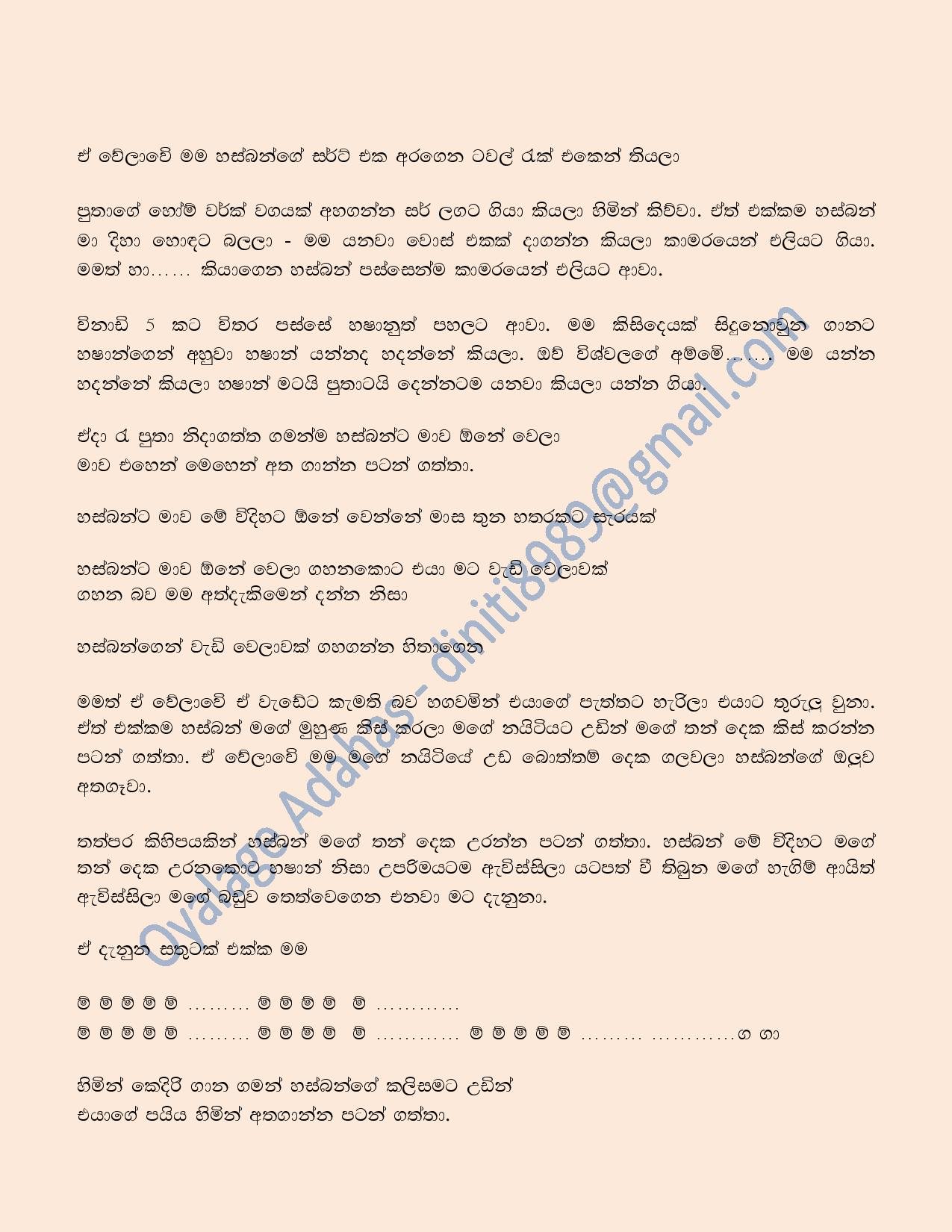 Puthage+Sir+Ekka+Mama+02 page 005 walkatha5 Official Sinhala Wal Katha සිංහල වල් කතා