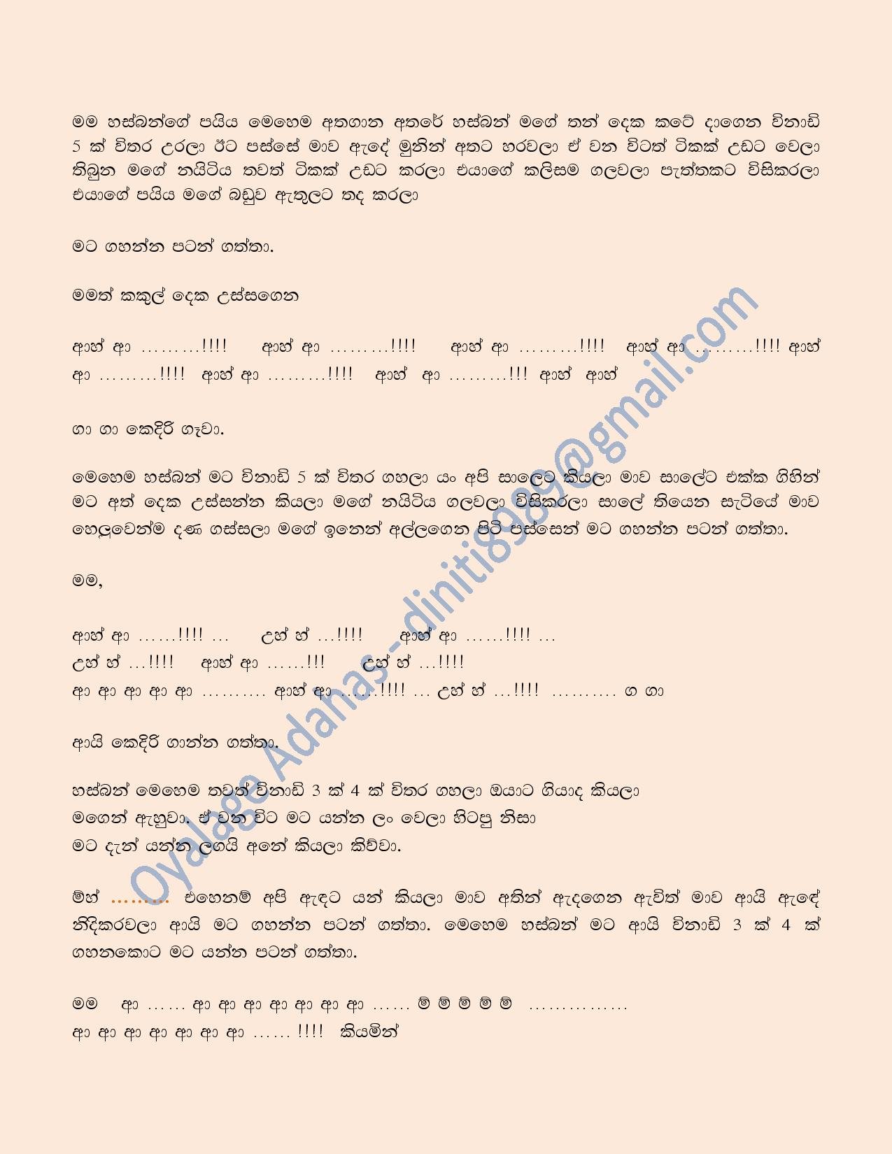 Puthage+Sir+Ekka+Mama+02 page 006 walkatha5 Official Sinhala Wal Katha සිංහල වල් කතා