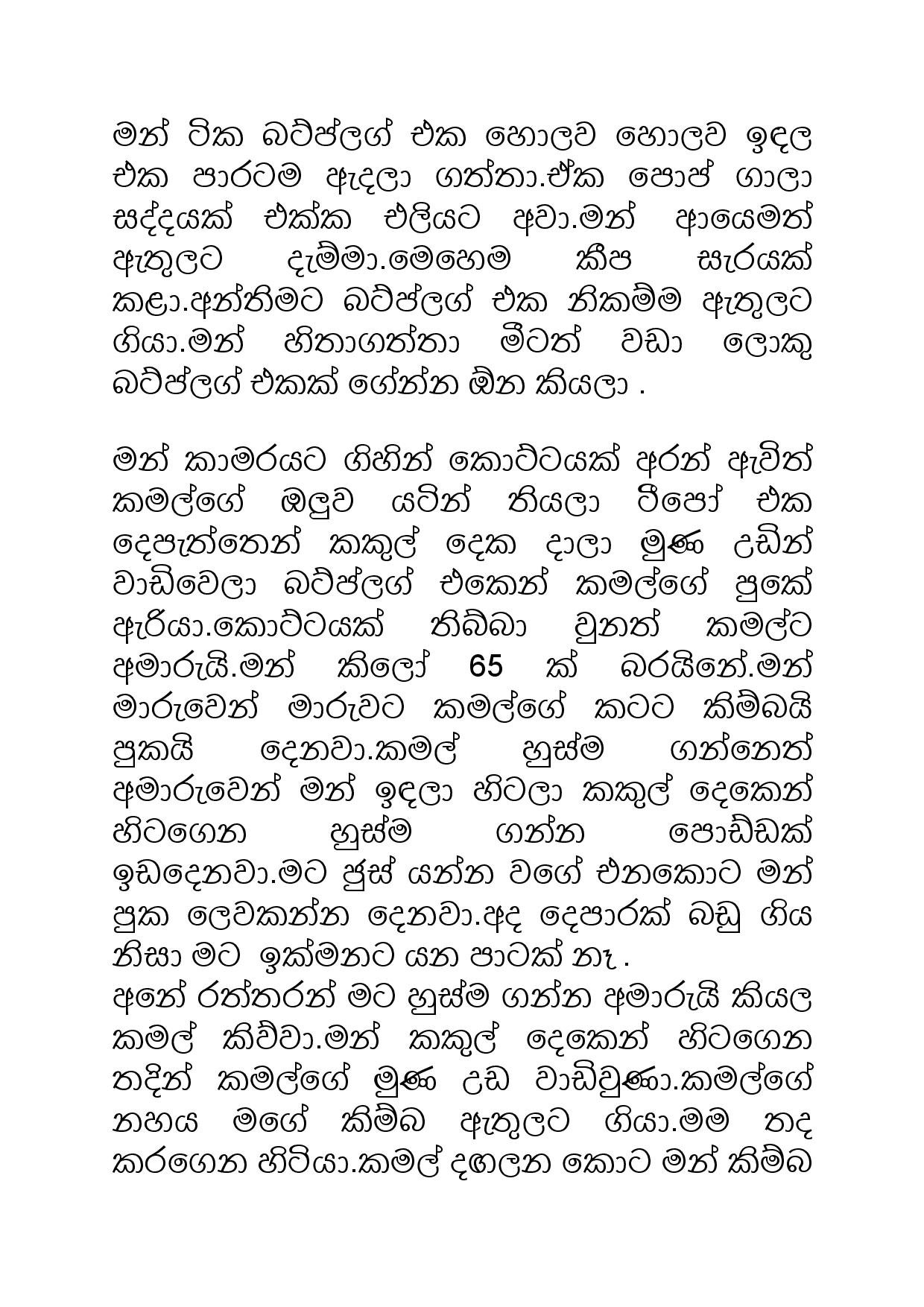 Samiya+Birindage+Sathutaya+02 page 013 walkatha5 Official Sinhala Wal Katha සිංහල වල් කතා