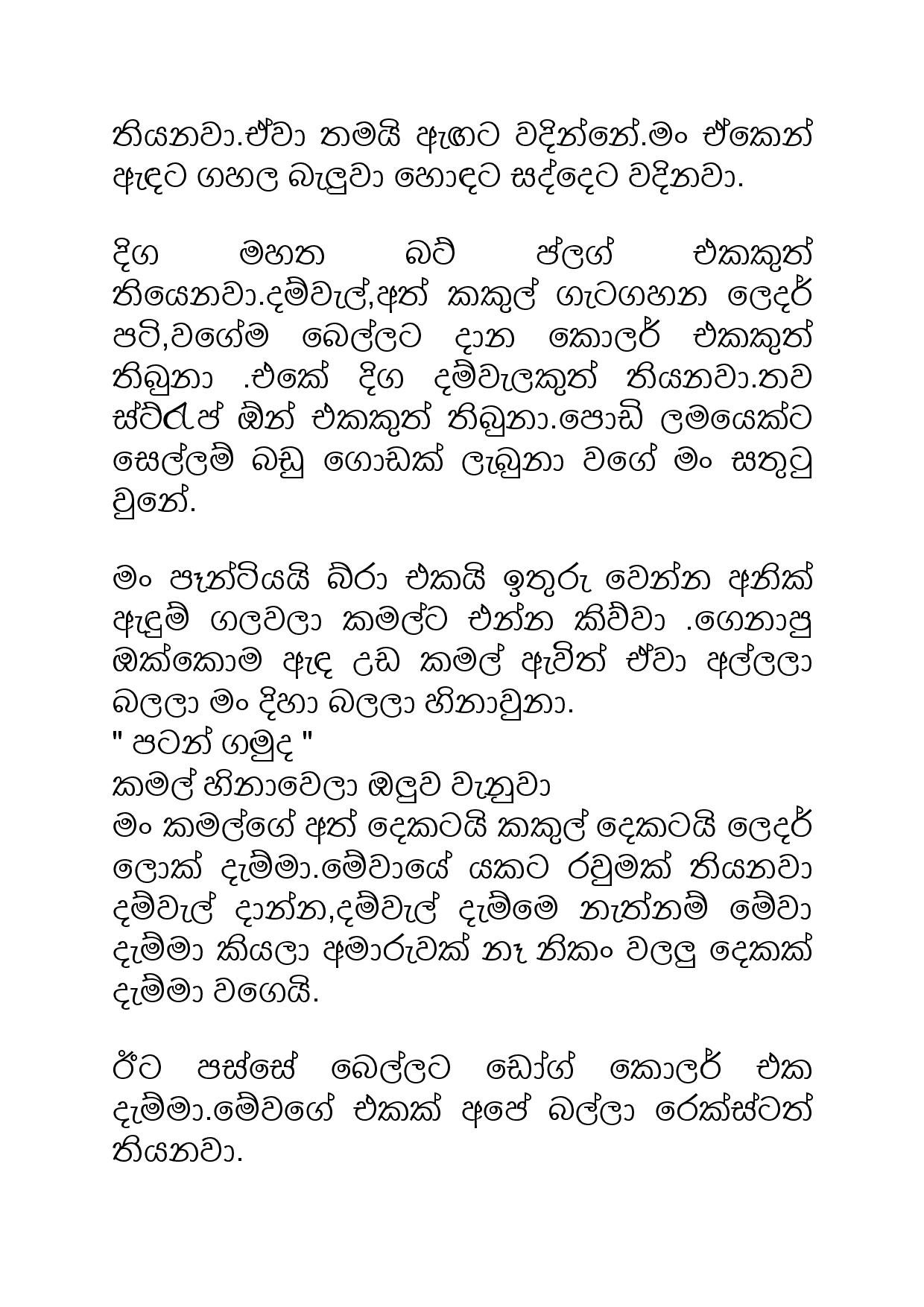 Samiya+Birindage+Sathutaya+08 page 011 walkatha5 Official Sinhala Wal Katha සිංහල වල් කතා