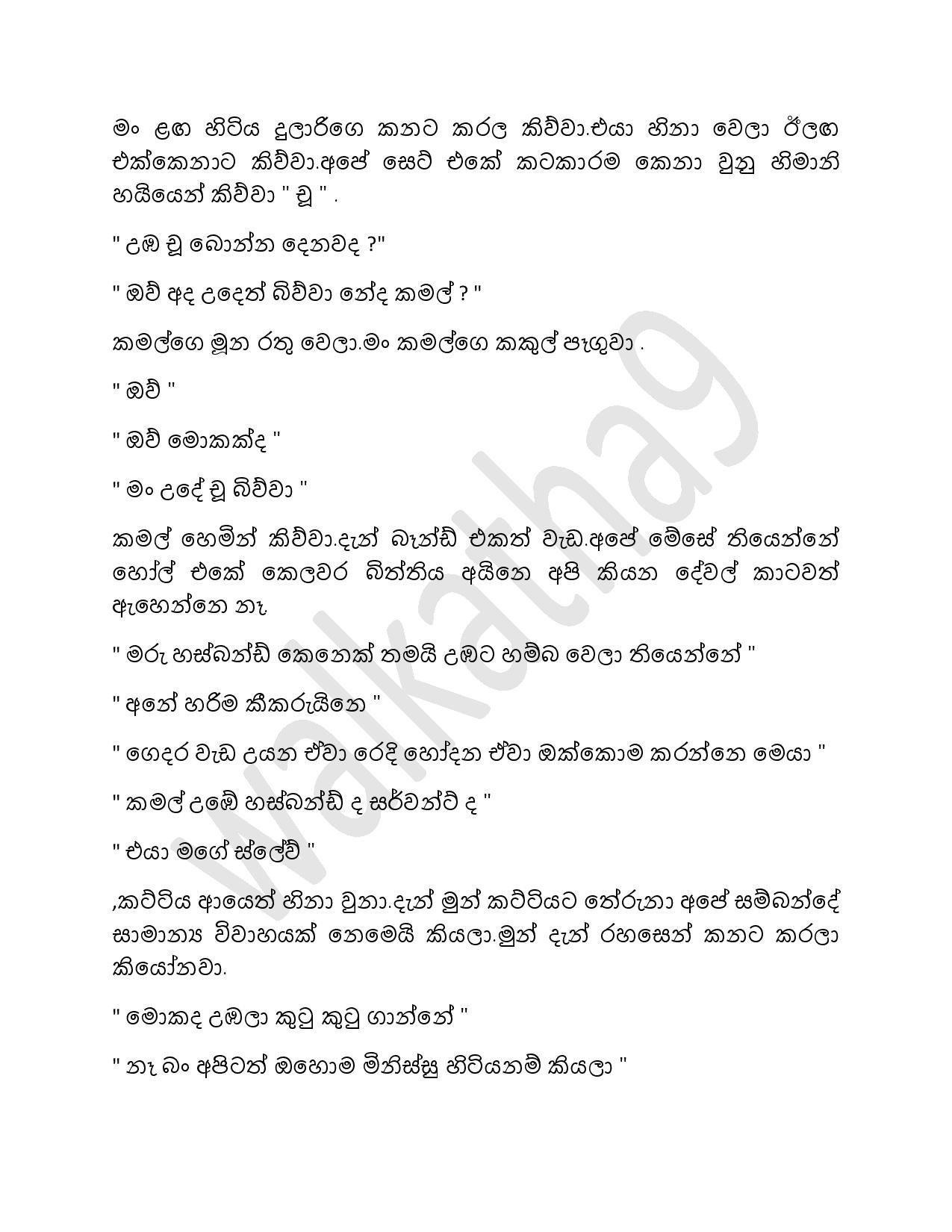 Samiya+Birindage+Sathutaya+18 page 003 walkatha5 Official Sinhala Wal Katha සිංහල වල් කතා