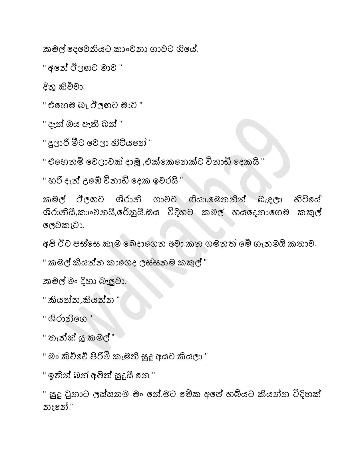 Samiya+Birindage+Sathutaya+18 page 006 walkatha5 Official Sinhala Wal Katha සිංහල වල් කතා