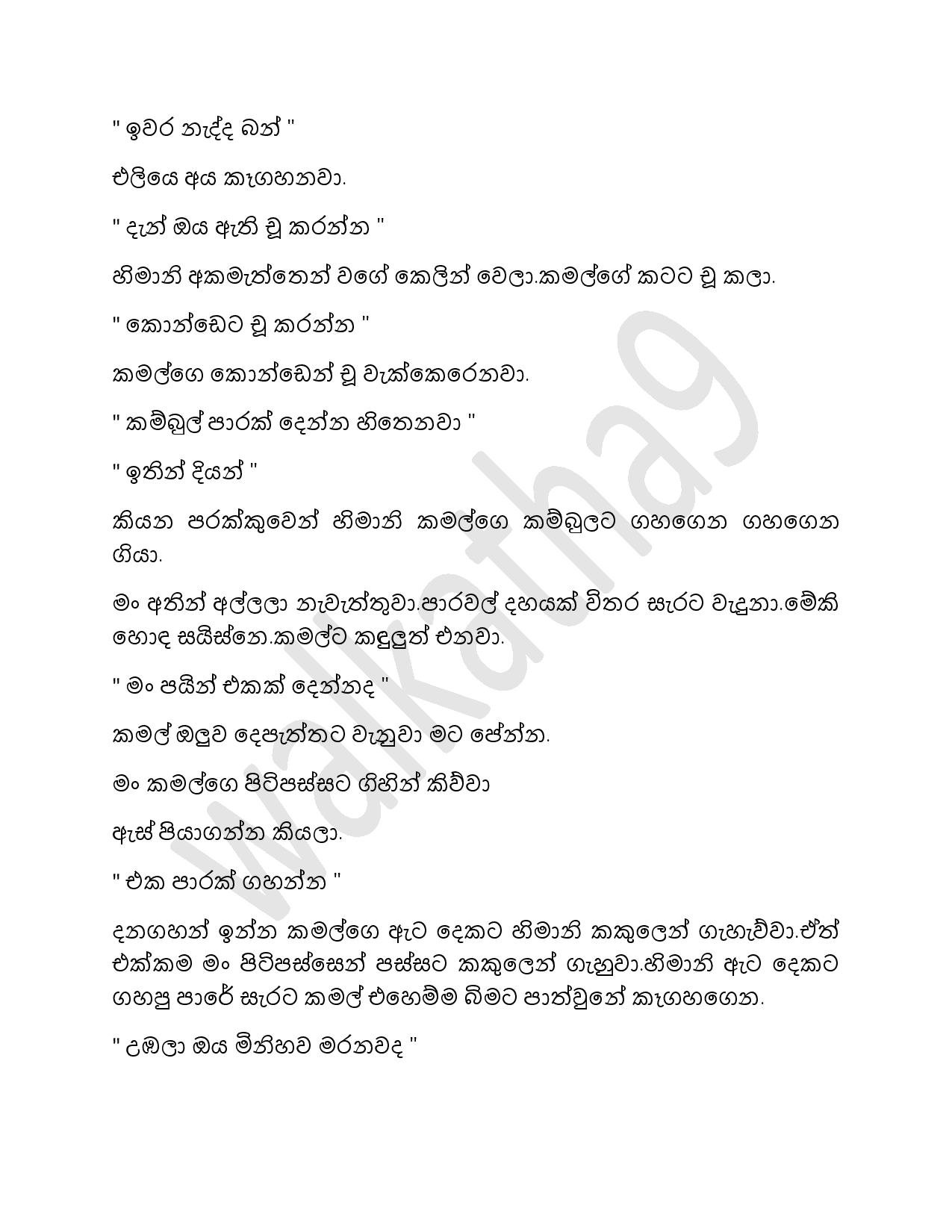 Samiya+Birindage+Sathutaya+18 page 012 walkatha5 Official Sinhala Wal Katha සිංහල වල් කතා
