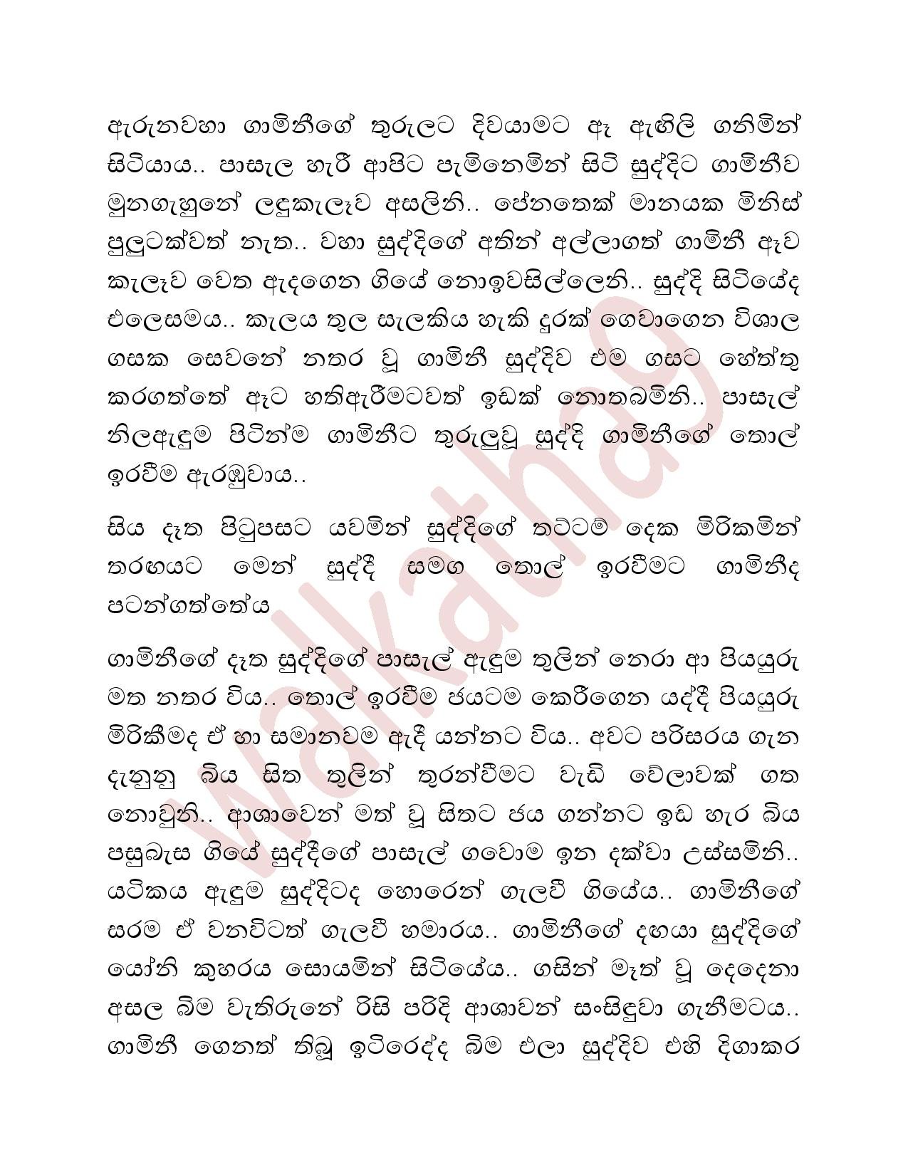Suddige+Kathawa+08 page 005 walkatha5 Official Sinhala Wal Katha සිංහල වල් කතා