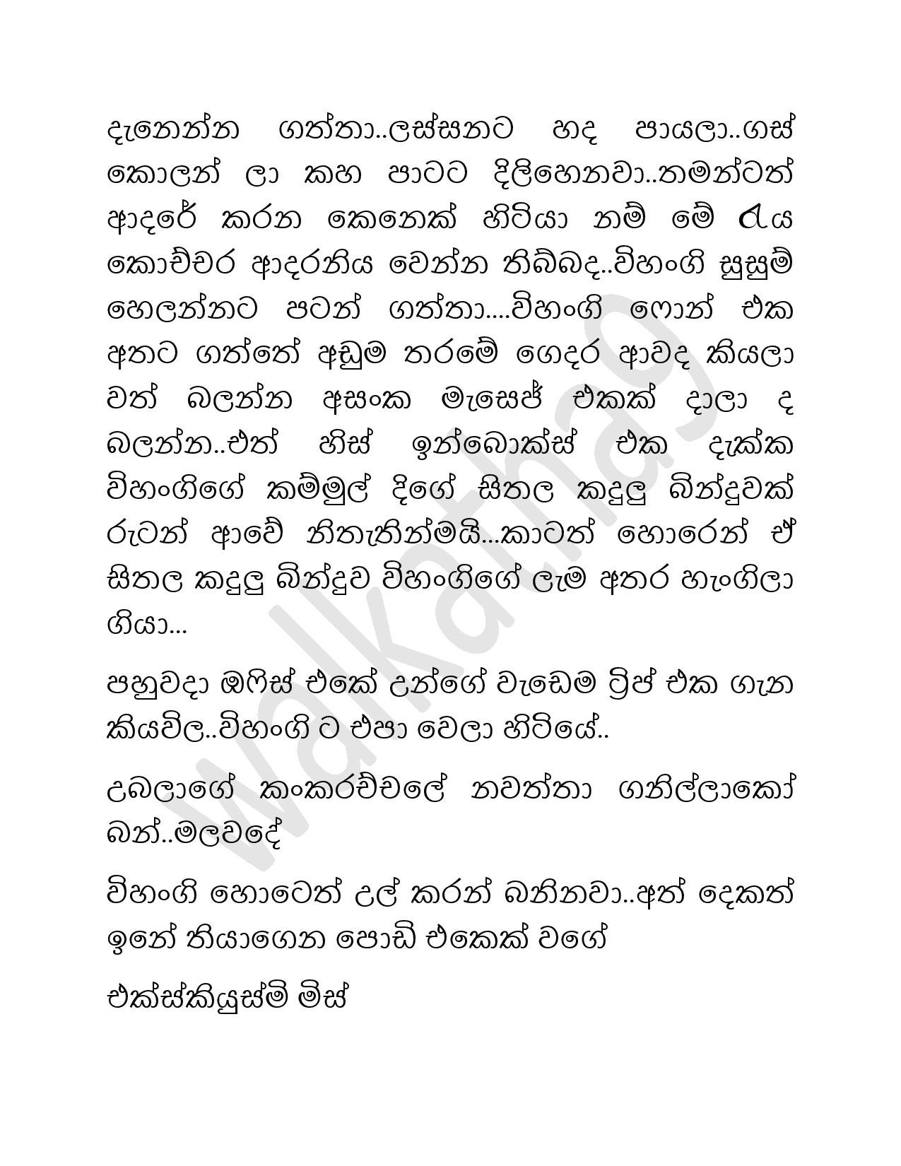 Vihangi+01 page 004 walkatha5 Official Sinhala Wal Katha සිංහල වල් කතා